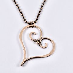 Copper Heart Necklace 
